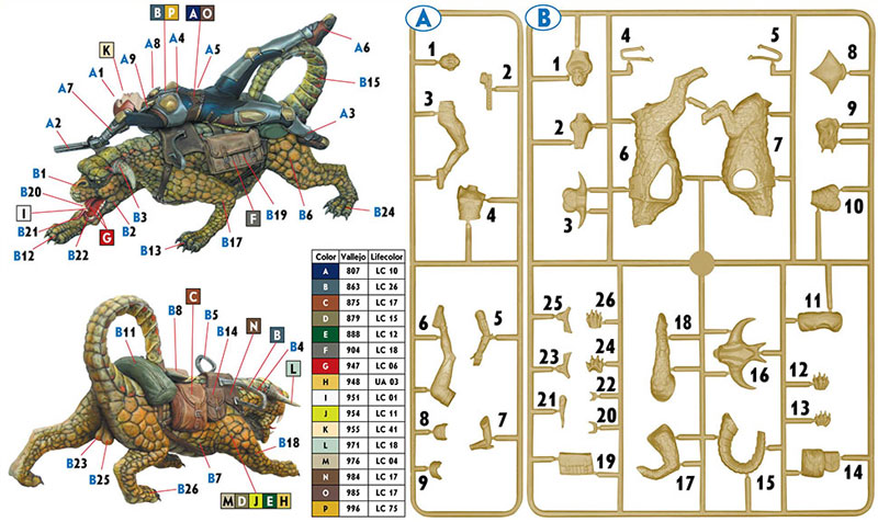 グラゲロン & ハルセーヤー プラモデル (マスターボックス ワールド オブ ファンタジー (World of Fantasy) No.MB24007) 商品画像_1