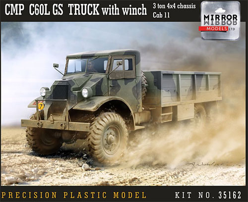 CMP シボレー C60L GS トラック 11番キャブ ウィンチ付き プラモデル (ミラーモデルズ 1/35 AFVモデル No.35162) 商品画像