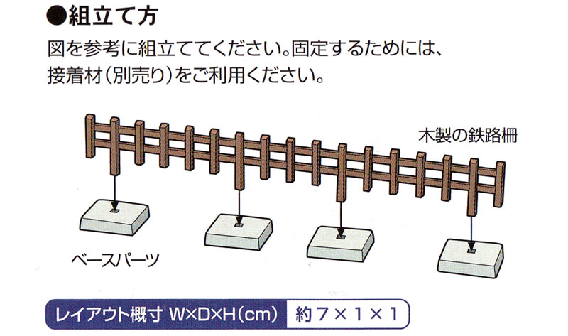 柵 2 -木製の鉄路柵- プラモデル (トミーテック 情景コレクション 情景小物シリーズ No.031-2) 商品画像_2