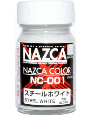 NC-001 スチールホワイト (光沢) 塗料 (ガイアノーツ NAZCA カラー No.30716) 商品画像