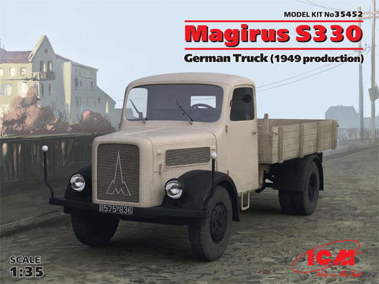 ドイツ マギルス S330 トラック (1949) プラモデル (ICM 1/35 ミリタリービークル・フィギュア No.35452) 商品画像