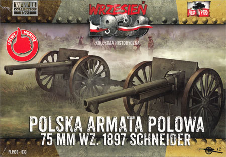 ポーランド WZ.1897 75mm野砲 プラモデル (FTF 1/72 AFV No.PL1939-033) 商品画像
