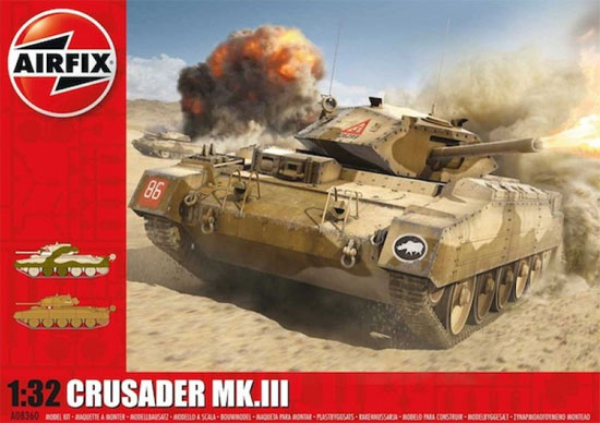 クルセーダー 巡航戦車 Mk.3 プラモデル (エアフィックス 1/32 ミリタリー No.A08360) 商品画像