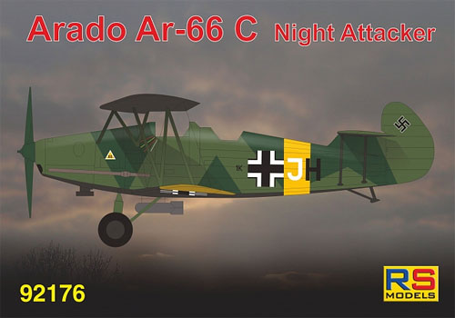 アラド Ar-66C 夜間攻撃機 プラモデル (RSモデル 1/72 エアクラフト プラモデル No.92176) 商品画像
