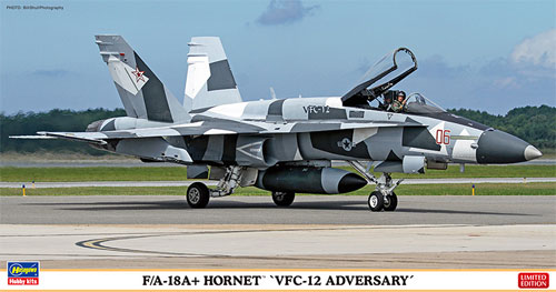 F/A-18A+ ホーネット VFC-12 アドバーサリー プラモデル (ハセガワ 1/72 飛行機 限定生産 No.02202) 商品画像