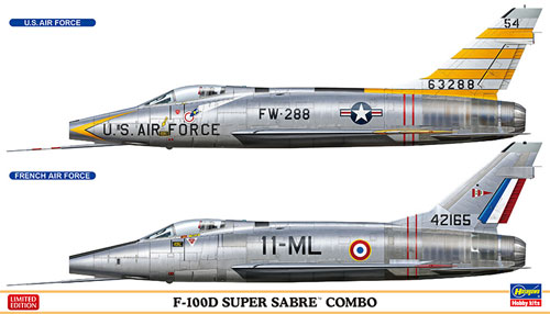 F-100D スーパーセイバーコンボ プラモデル (ハセガワ 1/72 飛行機 限定生産 No.02200) 商品画像