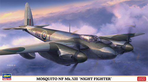 モスキート NF Mk.13 夜間戦闘機 プラモデル (ハセガワ 1/72 飛行機 限定生産 No.02198) 商品画像