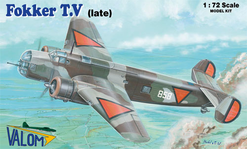 フォッカー T.V 双発爆撃機 後期型 プラモデル (バロムモデル 1/72 エアモデル No.72102) 商品画像