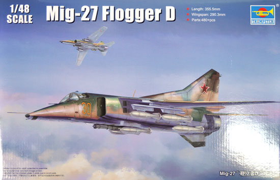 MiG-27 フロッガーD プラモデル (トランペッター 1/48 エアクラフト プラモデル No.05802) 商品画像