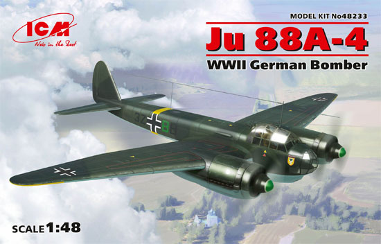 ユンカース Ju88A-4 爆撃機 プラモデル (ICM 1/48 エアクラフト プラモデル No.48233) 商品画像