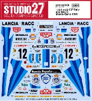 スタジオ27 ラリーカー オリジナルデカール ランチア 037 ラリー #12 RACC モンテカルロ 1986