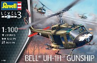 レベル 飛行機モデル ベル UH-1H ガンシップ