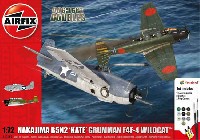 エアフィックス 1/72 ミリタリーエアクラフト 中島 B5N2 97式艦上攻撃機 & グラマン F4F-4 ワイルドキャット ドッグファイトセット