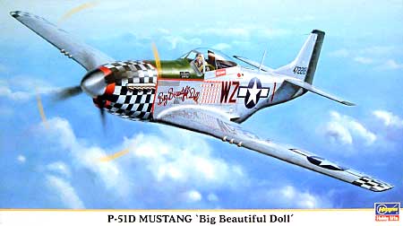P-51D ムスタング ビッグ ビューティフルドール プラモデル (ハセガワ 1/48 飛行機 限定生産 No.09480) 商品画像