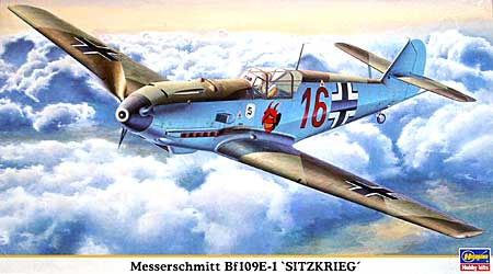 メッサーシュミット Bf109E-1 ジッツクリーク プラモデル (ハセガワ 1/48 飛行機 限定生産 No.09482) 商品画像