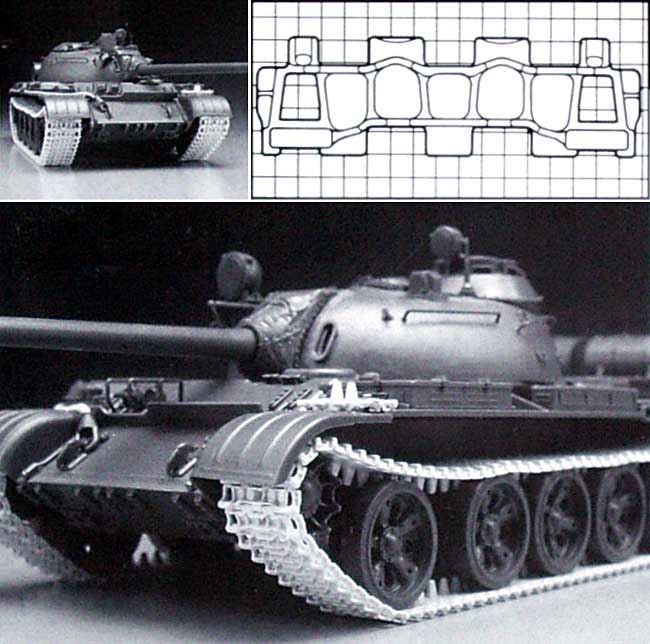 T55戦車用履帯 (可動式） プラモデル (モデルカステン 連結可動履帯 SKシリーズ No.SK-059) 商品画像_1