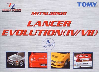 三菱 ランサー エボリューション 4/7 4MODELS ミニカー (タカラトミー トミカ　リミテッド) 商品画像