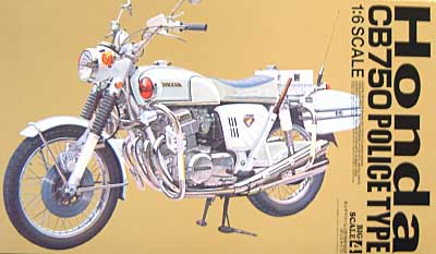 ホンダ ドリーム CB750 FOUR (ポリスタイプ） プラモデル (タミヤ 1/6 オートバイシリーズ No.004) 商品画像