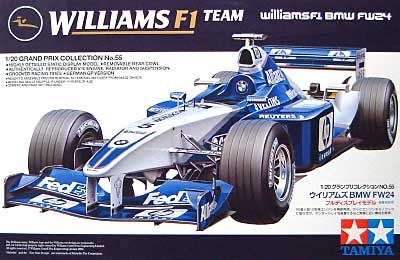 ウイリアムズ BMW FW24 プラモデル (タミヤ 1/20 グランプリコレクションシリーズ No.055) 商品画像