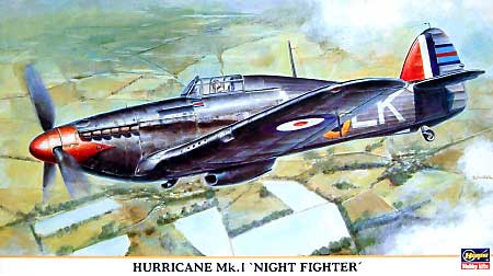 ハリケーン Mk.1 夜間戦闘機 プラモデル (ハセガワ 1/48 飛行機 限定生産 No.09494) 商品画像