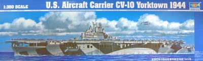 アメリカ海軍空母 ヨークタウン CV-10 プラモデル (トランペッター 1/350 艦船シリーズ No.05603) 商品画像