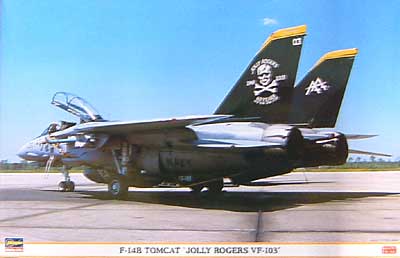 F-14B トムキャット ジョリーロジャース VF-103 プラモデル (ハセガワ 1/48 飛行機 限定生産 No.09502) 商品画像
