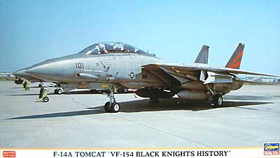 F-14A トムキャット ＶＦ-154 ブラックナイツ ヒストリー プラモデル (ハセガワ 1/72 飛行機 限定生産 No.00660) 商品画像