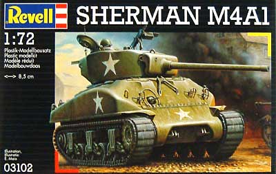 M4A1 シャーマン戦車 プラモデル (Revell 1/72　ミリタリー No.03102) 商品画像