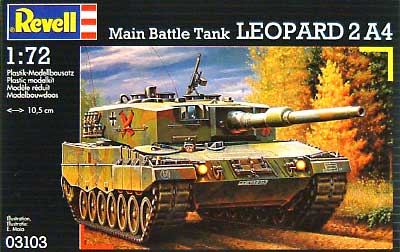 レオパルト 2A4 戦車 プラモデル (レベル 1/72 ミリタリー No.03103) 商品画像