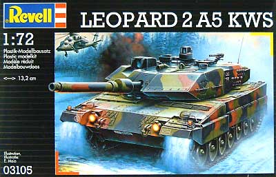 レオパルト 2A5 戦車 プラモデル (レベル 1/72　ミリタリー No.03105) 商品画像