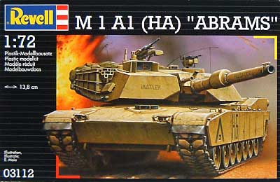 M1A1(HA） エイブラムス プラモデル (レベル 1/72 ミリタリー No.03112) 商品画像