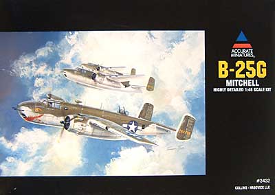 B-25G ミッチェル プラモデル (アキュレイト ミニチュア 1/48 Aircraft No.3432) 商品画像