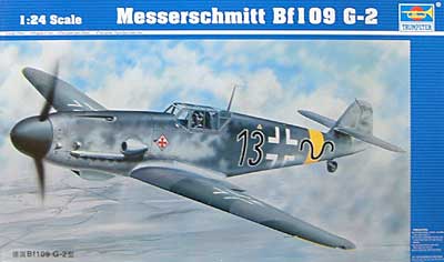 メッサーシュミット Bｆ109 G-2 プラモデル (トランペッター 1/24 エアクラフトシリーズ No.02406) 商品画像