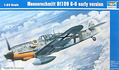 メッサーシュミット Bｆ109G-6 前期型 プラモデル (トランペッター 1/24 エアクラフトシリーズ No.02407) 商品画像