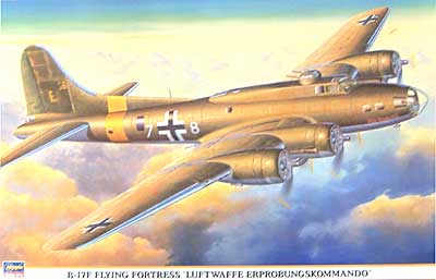 B-17F フライングフォートレス ドイツ空軍 試験部隊 プラモデル (ハセガワ 1/72 飛行機 限定生産 No.00654) 商品画像