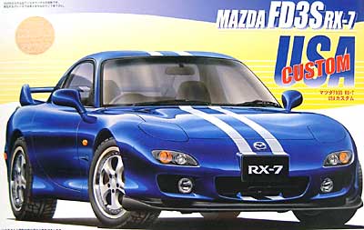 マツダ FD3S RX-7 USAカスタム プラモデル (フジミ 1/24 インチアップシリーズ （スポット） No.U) 商品画像