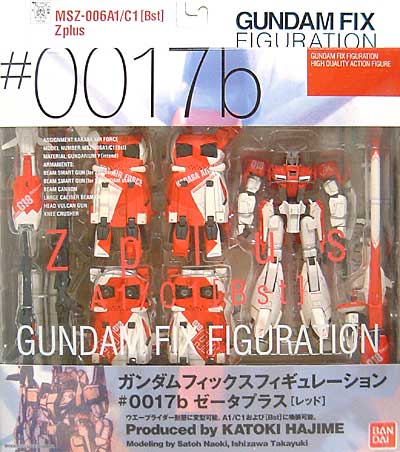 MSZ-006A1/C1[Bst] ゼータプラス [レッド] フィギュア (バンダイ Gundam Fix Figuration （ガンダムフィックスフィギュレーション） No.0017b) 商品画像