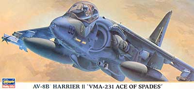 AV-8B ハリアー 2 VMA-231 エース オブ スペーズ プラモデル (ハセガワ 1/72 飛行機 限定生産 No.00664) 商品画像