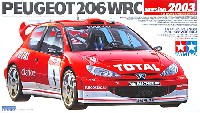 タミヤ 1/24 スポーツカーシリーズ プジョー 206 WRC version 2003