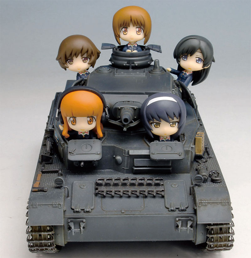 4号戦車D型 あんこうチーム プチあんこうチーム付き 限定版です！ (パンツァージャケットver.) プラモデル (プラッツ ガールズ＆パンツァー No.GP-026) 商品画像_3