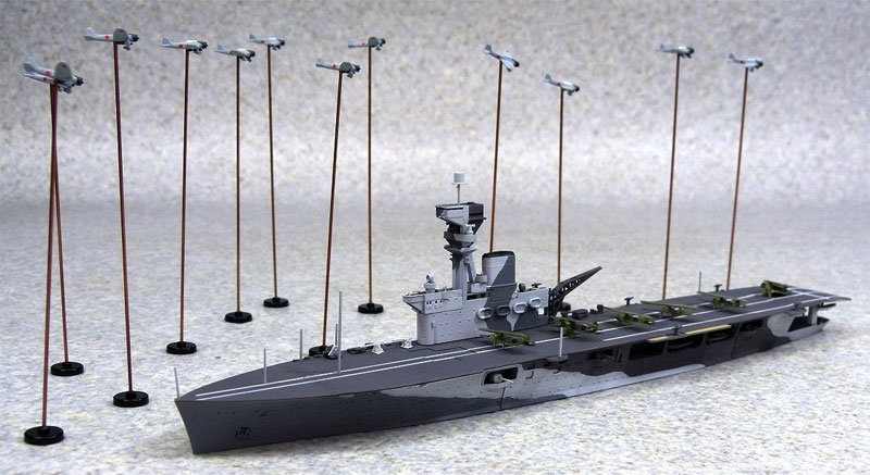 英国海軍 航空母艦 ハーミーズ プラモデル (アオシマ 1/700　ウォーターラインシリーズ No.051009) 商品画像_2