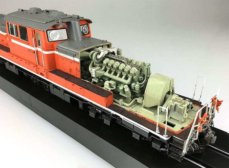 ディーゼル機関車 DD51 標準仕様 プラモデル (アオシマ 1/45 トレインミュージアム No.002) 商品画像_3