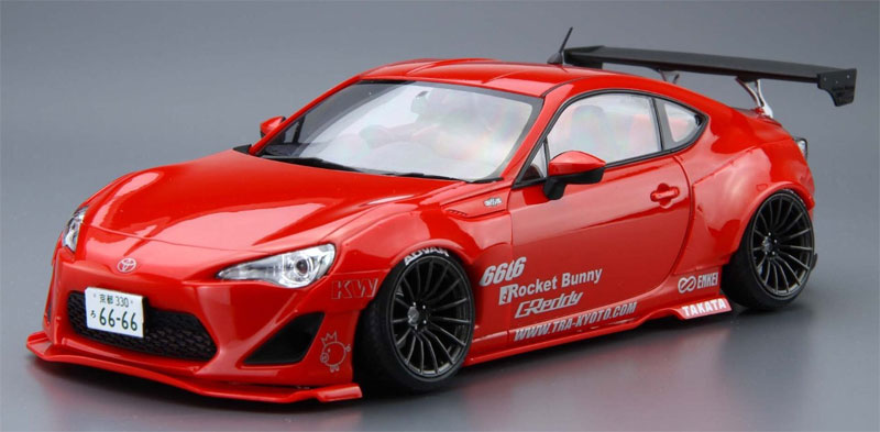 ZN6 トヨタ 86 '12 GREDDY&ROCKET BUNNY ENKEI Ver. プラモデル (アオシマ 1/24 ザ・チューンドカー No.旧001) 商品画像_2