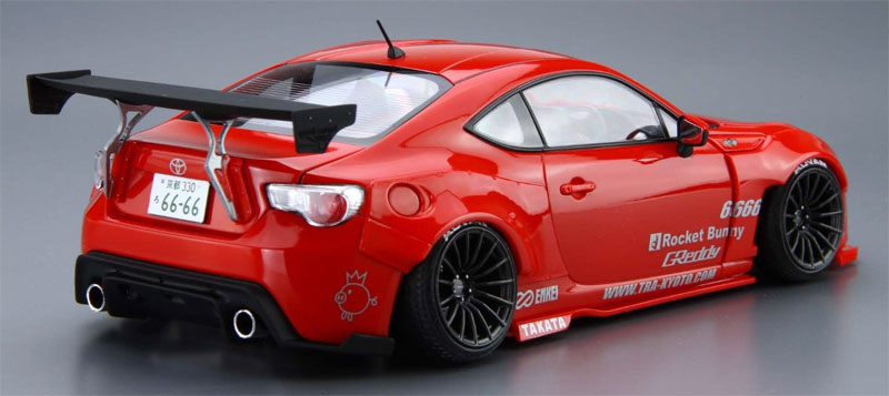 ZN6 トヨタ 86 '12 GREDDY&ROCKET BUNNY ENKEI Ver. プラモデル (アオシマ 1/24 ザ・チューンドカー No.旧001) 商品画像_3