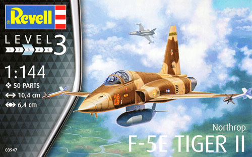 F-5E タイガー 2 プラモデル (レベル 1/144 飛行機 No.03947) 商品画像