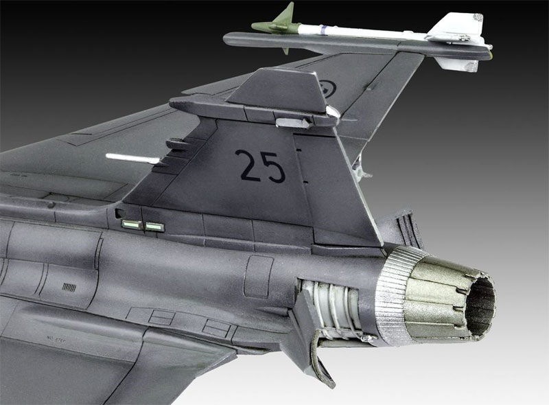 サーブ JAS-39D グリペン 複座型 プラモデル (レベル 1/72 Aircraft No.03956) 商品画像_4
