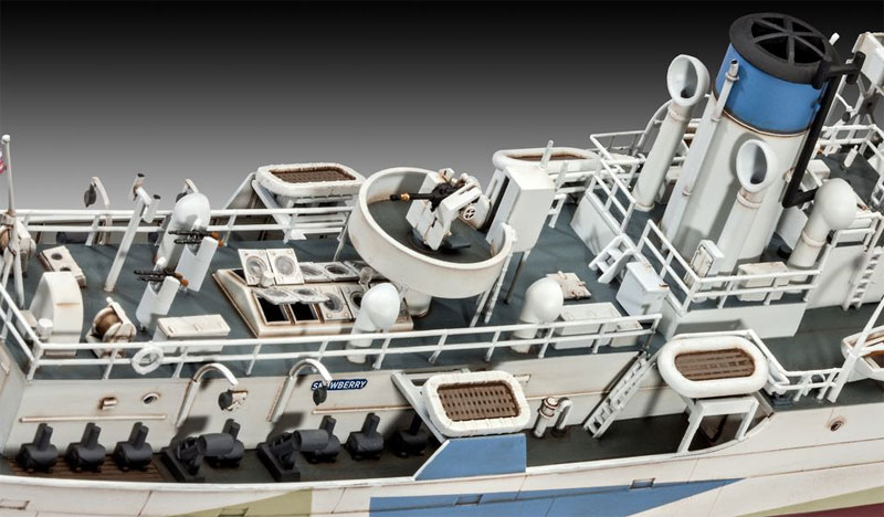 フラワー級コルベット HMCS スノーベリー プラモデル (レベル 1/144 艦船モデル No.05132) 商品画像_3