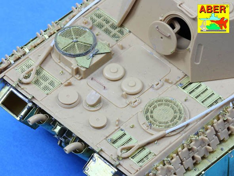 Sd.Kfz.171 パンターG 後期型 グリル (タミヤ用) エッチング (アベール 1/48 AFV用 エッチングパーツ No.48A029) 商品画像_3