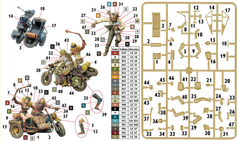 Skull Clan - 盗人を捕らえろ (デザートバトルシリーズ) プラモデル (マスターボックス 1/35 ミリタリーミニチュア No.MB35140) 商品画像_1