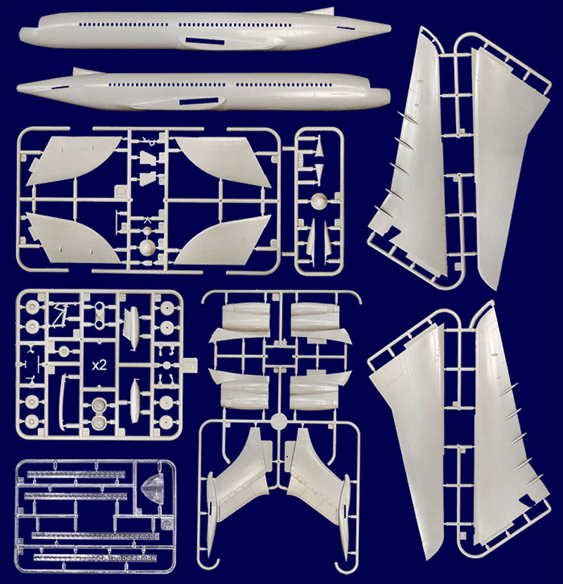 ビッカーズ スーパー VC10 K3 空中給油機 プラモデル (ローデン 1/144 エアクラフト No.327) 商品画像_2